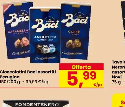 Cioccolatini Baci assortiti