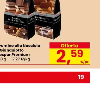 Cremino alla nocciola o Gianduiotto