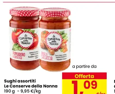 Sughi assortiti Le Conserve della Nonna