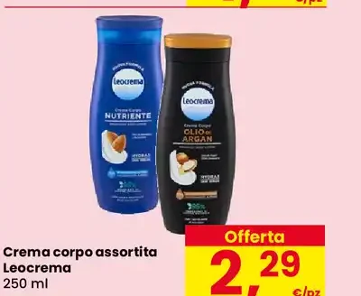 Crema corpo assortita Leocrema