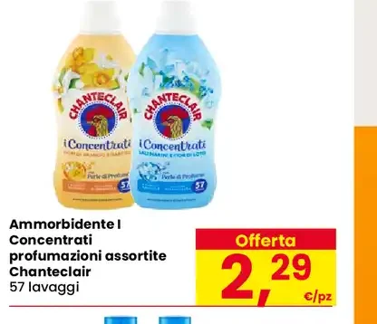 Ammorbidente concentrati profumazioni assortite Chanteclair
