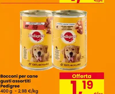 Bocconcini per cane gusti assortiti Pedigree