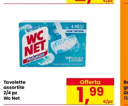 Tavolette assortite WC Net