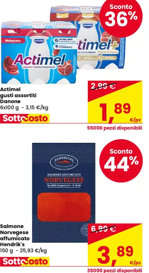 Actimel gusti assortiti Danone