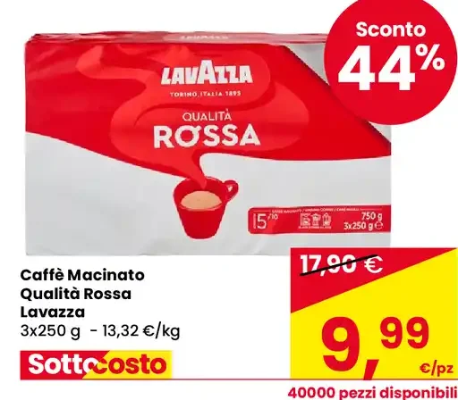 Caffè macinato Qualità Rossa Lavazza