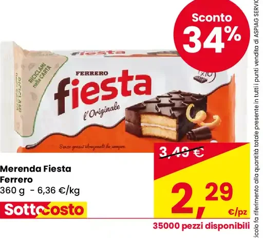 Merenda Fiesta Ferrero