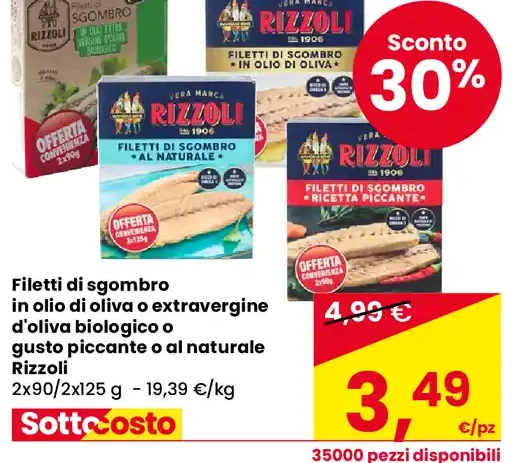 Filetti di sgombro Rizzoli