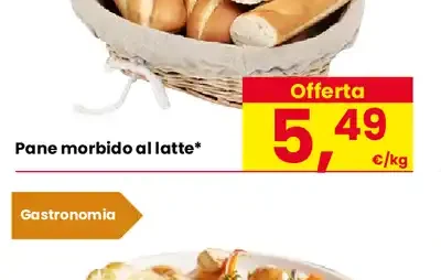 Pane morbido al latte