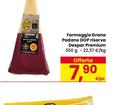 Formaggio Grana Padano DOP riserva
