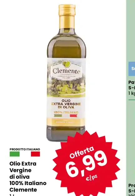 Olio extra vergine di oliva 100% italiano Clemente