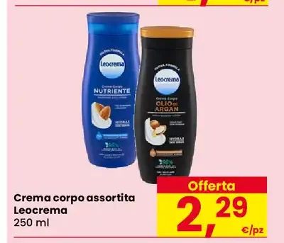 Crema corpo assortita Leocrema