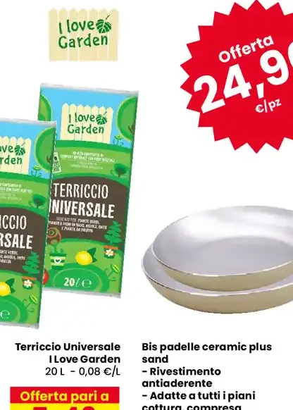 Terriccio Universale I Love Garden