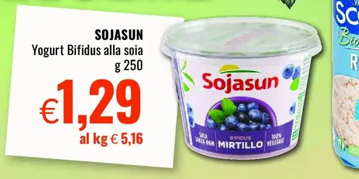 Yogurt bifidus alla soia