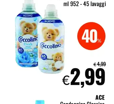 Ammorbidente concentrato Coccolino