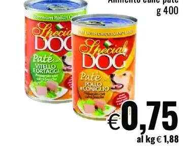 Alimento cane paté Special Dog