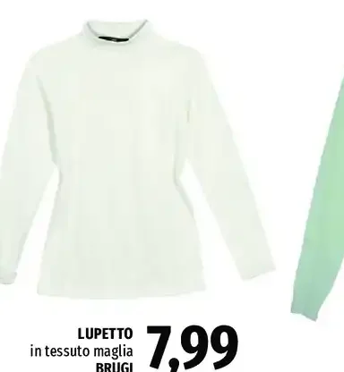 Lupetto in tessuto maglia