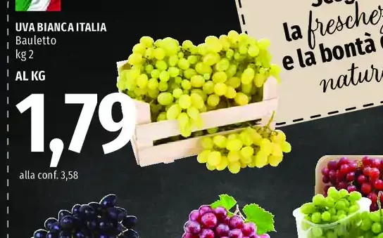 Uva bianca Italia