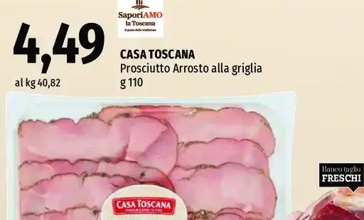 Prosciutto arrosto alla griglia