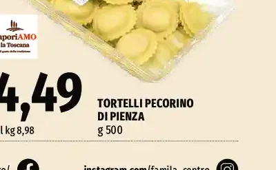 Tortelli pecorino di Pienza