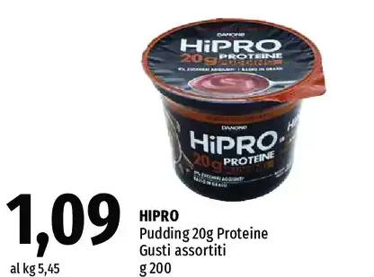 Hippro pudding 20g proteine assortiti