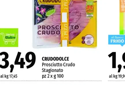 Crudolce prosciutto crudo stagionato