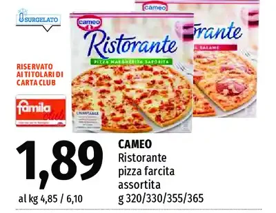 Pizza farcita assortita