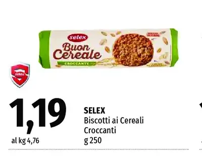 Biscotti ai cereali croccanti