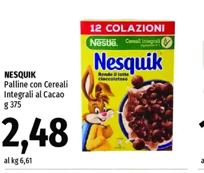 Palline con cereali integrali al cacao
