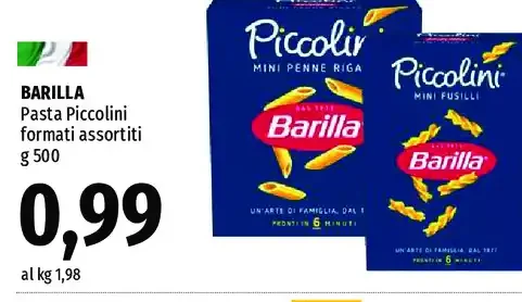 Pasta Piccolini assortita