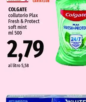 Colgate collutorio Plax Fresh & Protect