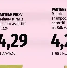 Pantene Pro-V 3 Minute Miracle balsamo