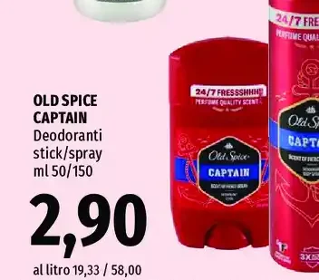Deodorante Old Spice Captain