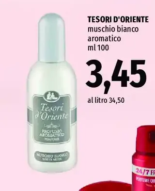Profumo maschile Tesori d'Oriente Muschio Bianco
