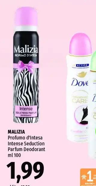 Profumo deodorante Malizia Intense Seduction