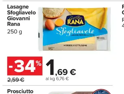 Lasagne Sfogliavelo