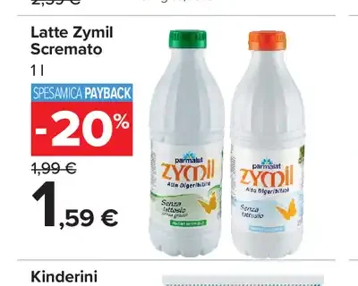 Latte Zymil scremato