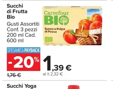 Succhi di frutta bio Carrefour