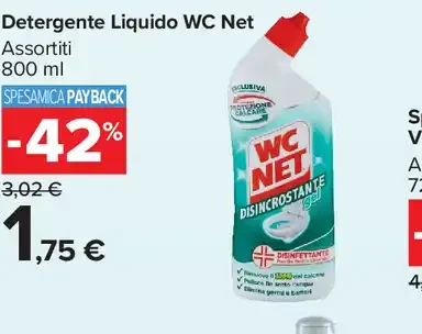 Detergente liquido WC Net