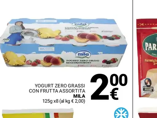 Yogurt zero grassi Mila