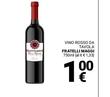 Vino rosso da tavola Fratelli Maggi