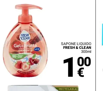Sapone liquido Fresh & Clean