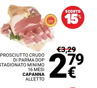 Prosciutto crudo di Parma DOP Capanna