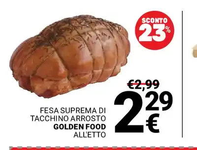 Fesa suprema di tacchino arrosto Golden Food