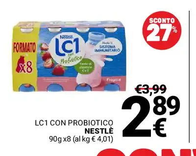 LC1 con probiotico Nestlé