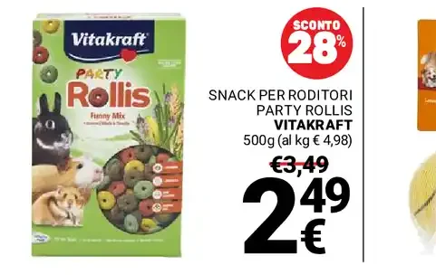 Snack per roditori