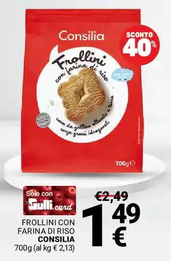 Frollini con farina di riso