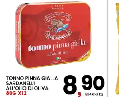 Tonno pinna gialla all'olio di oliva