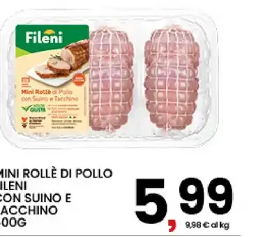 Mini rollè di pollo