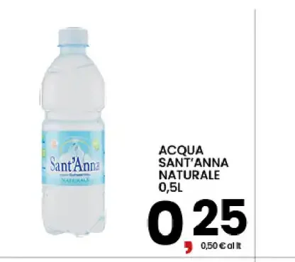 Acqua naturale Sant'Anna