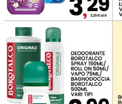 Deodorante Borotalco